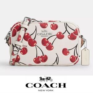 Coach Cherry Print Jamie Crossbody Bag 🍒🍒